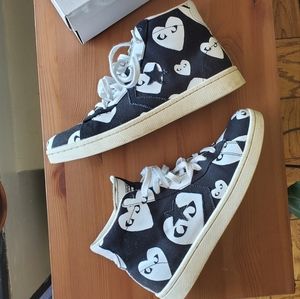 Comme des Garcons x Pro Leather Black White 2015